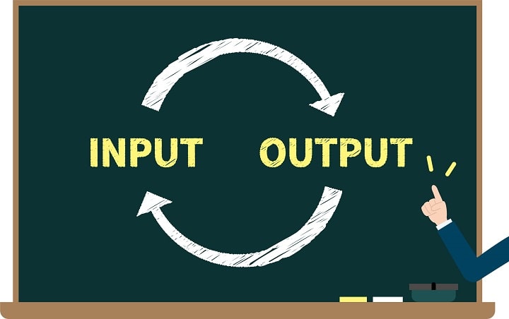 インプットアウトプットのイメージ
